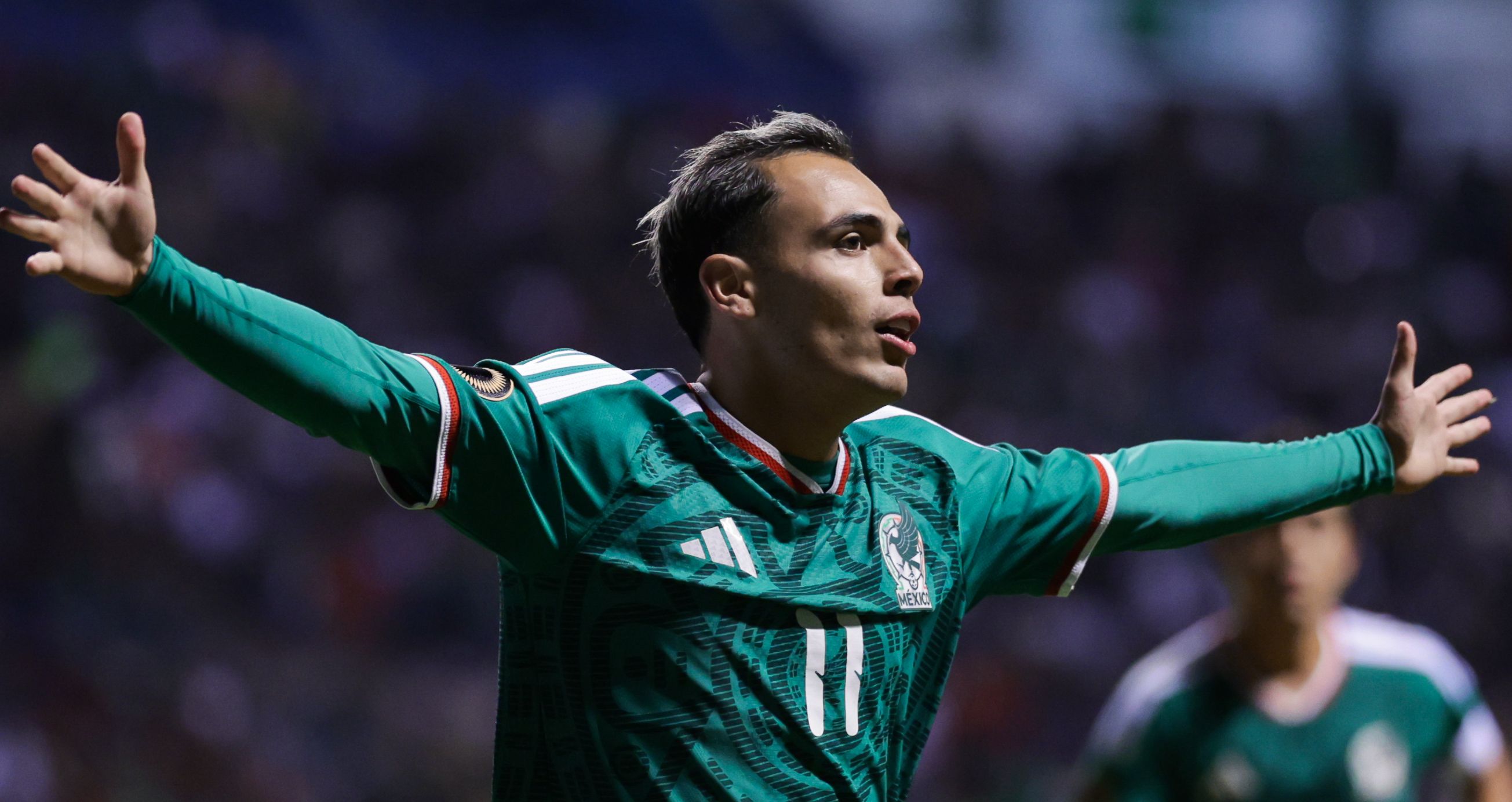 Hugo Camberos en un partido con la Selección Mexicana Sub-20